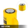 Hydraulic Cylinder Jack, 20 Ton Solid Ram Hydraulic Cylinder, 6 Inch Stroke Single Acting Hydraulic Cylinder, with Quick Connect