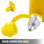 Hydraulic Cylinder Jack, 20 Ton Solid Ram Hydraulic Cylinder, 6 Inch Stroke Single Acting Hydraulic Cylinder, with Quick Connect