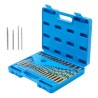 Screw Extractor with Drill Bit Set, 35-Piece Bolt Extractor Kit, 19 PCS Bolt Extractors and 16 PCS Reverse HSS Drill Bits, with