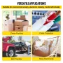 1250 kg polyester pull tape, 3153 'x 1/2 "fladt tape til tråd &