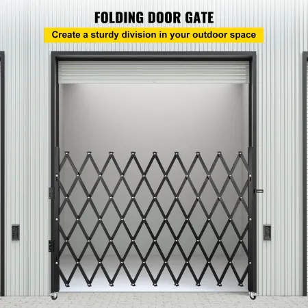 Enkelt foldesikkerhedsport, 48 "H X 71" W Folding Door Gate