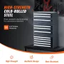 Drill Bit Dispenser Cabinet, 3 Pieces Three-Drawer for Letter Sizes A to Z, Five-Drawer Drill Bit Organizer for Wire Gauge Sizes
