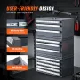 Drill Bit Dispenser Cabinet, 3 stykker tre-skuffe til 1/16 "til