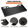  1/4\" Thick Plate 3/8\"" Top Bar Thic Quick Tach Attachment Mount Plate Skid Steer Bobcat"