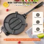 Tortilla Press, 10 Inch Tortilla and Roti Maker, Cast Iron Heavy Duty Tortilladora Press, Pre-Seasoned Pataconera Maker with 100