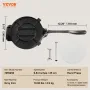 Tortilla Press, 10 tommer tortilla og roti maker, støbejern