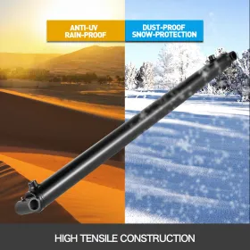 Hydraulic Cylinder 2" Bore 36" Stroke Hydraulic Ram Cylinder 3000psi Hydraulic Cylinders Welded Double Acting Cross Tube SAE6 "