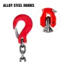 5FT Chain Sling 0.375In x 5Ft Double Leg with Grab Hooks Sling Chain 4T Capacity Double Leg Chain Sling Grade80(0.375In x 5Ft