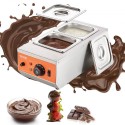 Chocolate Tempering Machine Chocolate Melting Pot 9 Lbs 2 Tanks