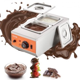 Chocolate Tempering Machine Chocolate Melting Pot 9 Lbs 2 Tanks