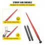 Hay Spear 49 "Bale Spear 3000 lbs Kapacitet, Bale Spike Quick