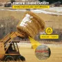 Hay Spear 49\" Bale Spear 3000 lbs Capacity, Bale Spike Quick Attach Square Hay Bale Spears 1 3/4\"" Wide, Red Coated Bale Forks
