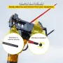 Hay Spear 49\" Bale Spear 3000 lbs Capacity, Bale Spike Quick Attach Square Hay Bale Spears 1 3/4\"" Wide, Red Coated Bale Forks