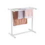 Towel Rack, 5 Bars Outdoor PVC Towel Holder, Floor Standing Pool Towel Hanger Stand with Clips, Bag & Hook, Outdoor Indoor Quilt