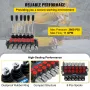 Hydraulic Directional Control Valve, 6 Spool Hydraulic Spool Valve, 11 GPM Hydraulic Loader Valve, 3600 PSI Directional Control 