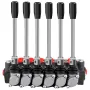Hydraulic Directional Control Valve, 6 Spool Hydraulic Spool Valve, 11 GPM Hydraulic Loader Valve, 3600 PSI Directional Control 
