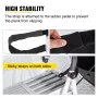 Aluminum Work Plank, 8-13ft Telescoping Plank, 440lbs Capacity Aluminum Extension Plank, 12.5 inch Width, Aluminum Scaffolding P