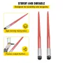 Pair Hay Spear 43" Bale Spear 3000 lbs Capacity, Bale Spike Quick Attach Square Hay Bale Spears 1 3/4", Red Coated Bale Forks, B