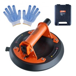 Glass Suction Cup, 8" 615 lbs Load Capacity, Vacuum Suction Cup with ABS Handle and Carry Box, Heavy Duty Industrial Suction