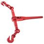 Chain Binder 5/16-3/8, Ratchet Load Binder 6600lbs Capacity, Ratchet Lever Binder with G70 Hooks, Adjustable Length, Ratchet Cha