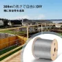 Stainless Steel Cable 3/16"x 1000ft, T316 Marine Grade Deck Cable Railing, 1x19 Strands Construction Braided Aircraft Cable for 