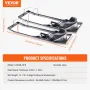 Concrete Knee Boards Stainless Steel, 30'' x 8'' Concrete Sliders, Knee Boards For Concrete, Concrete Knee Pads Moving Sliders, 