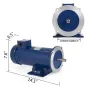 Motor, 1 hk, 56c ramme, 1750 o / min, TEFC, permanent magnet