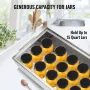 Water Bath Canner, 15 Quart Stove Top Canner Pot, Boiling Water Canners with 2 Canning Racks, 304 Food Grade Stainless Steel Lar