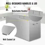 Vandbad Canner, 15 liter komfur top canner gryde, kogende