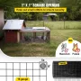 Hardware Cloth, 36\" x 50\' & 1\""x1\"" Mesh Size, Galvanized Steel Vinyl Coated 16 Gauge Chicken Wire Fencing with A Cutting Pl