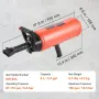 Dæk perle blaster, 150 psi, håndholdt 2,4 gal/9 l luft