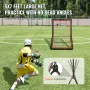 Lacrosse Rebounder for Backyard, 1524 x 2133.6 mm Volleyball Bounce Back Net, Pitchback Throwback Baseball Softball Return Train