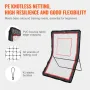 Lacrosse Rebounder for Backyard, 1524 x 2133.6 mm Volleyball Bounce Back Net, Pitchback Throwback Baseball Softball Return Train