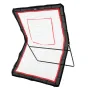 Lacrosse rebounder til baghaven, 5x7 ft volleyball hopp tilbage