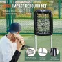 9 hulbaseballnet, 21 "x29" softball baseball træningsudstyr til