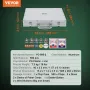 Poker Chip Set, 500-Piece Poker Set, Complete Poker Playing Game Set with Aluminum Carrying Case, 11.5 Gram Casino Chips, Cards,
