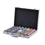 Poker Chip Set, 500-Piece Poker Set, Complete Poker Playing Game Set with Aluminum Carrying Case, 11.5 Gram Casino Chips, Cards,