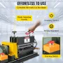 400W Electric Wire Stripping Machine, 1.5-38mm Portable Automatic Wire Stripper, Cable Benchtop Wire Stripping Machine with 10 B