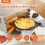 Pizza Steel, 13.5" x 10" x 1/4" Pizza Steel Plate for Oven, Pre-Seasoned Carbon Steel Pizza Baking Stone with 20X Higher Conduct