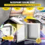 NEMA Steel Enclosure, 50x40x25 cm NEMA 4X Steel Electrical Box, IP66 Waterproof & Dustproof, Outdoor/Indoor Electrical Junction 