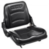 Universal Forklift Seat, Fold Down Tractor Seat with Adjustable Angle Back and Micro Switch, 6.3-13.4 inch Extended Slot