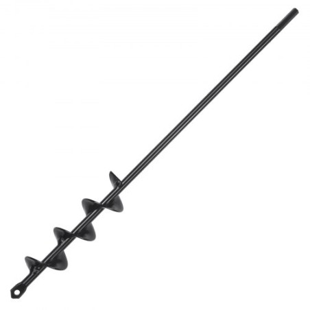 Auger Drill Bit til plantning, 1,6 x 16,5 tommer Garden Auger Drill Bit, Spiral Drill Bit til pærer Planting & Holes Digging,