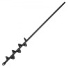 Auger Drill Bit til plantning, 1,6 x 16,5 tommer Garden Auger Drill Bit, Spiral Drill Bit til pærer Planting & Holes Digging,