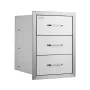 Udendørs køkkenskuffer 16 "W x 21,5" H X 18 "D, Flush Mount