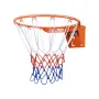 Basketball Rim, Wall Door Mounted Basketball Hoop, Heavy Duty Q235 Basketball Flex Rim Goal Replacement with Net, Standard 18" I