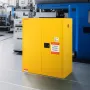 Flammable Safety Cabinet, 128.7 L, Cold-Rolled Steel Flammable Liquid Storage Cabinet, 1095 x 460 x 1273 mm Explosion Proof with
