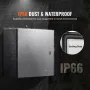 NEMA Stainless Steel Enclosure, 300 x 300 x 200 mm NEMA 4X Steel Electrical Box, IP66 Waterproof & Dustproof, Outdoor/Indoor Ele
