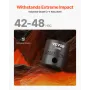Impact Socket Set 1/2 Inches 26 Piece Impact Sockets, Shallow Socket, 6-Point Sockets, Rugged Construction, CR-V, 1/2 Inches Dri