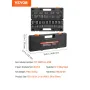 Impact Socket Set 1/2 inches 26 stykker Impact Sockets, Shallow