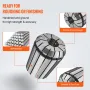 25 stk er32 Collet Set, 1/16 ''-13/16 '', ER32 Spring Collet